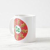 Weihnachts-Tasse 11 oz. "Tasse von Lebkuchen" Kaffeetasse (Vorderseite Links)