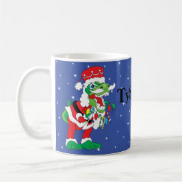 Weihnachts-Tasse 11 oz. "TySANTAsaurus Rex" Sterne Kaffeetasse