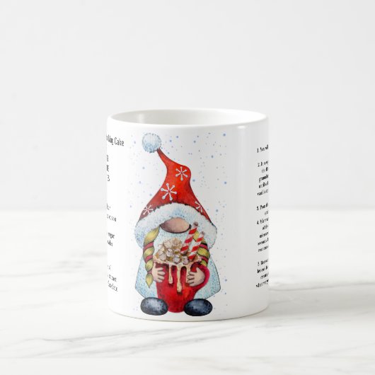 Weihnachts-Tasse Cake Rezept Kaffeetasse (Mittel)