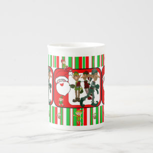 Weihnachts-Tasse, Elf Porzellantasse
