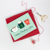 Weihnachts-Tasse Feiertagskarte