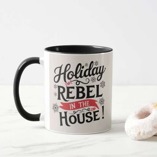 Weihnachts-Tasse | Ferien Vibes, perfekt zum Gesch Tasse (Mit Donut)