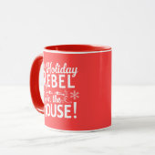 Weihnachts-Tasse | Ferien Vibes, perfekt zum Gesch Tasse (Vorderseite Links)