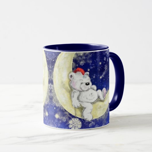 Weihnachts-Tasse-Geschenk mit Dreaming Little Bär Tasse (VorderseiteRechts)