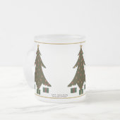Weihnachts-Tasse gestoppt Mattglastasse (Vorderseite Links)