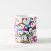 Weihnachts-Tasse Happy Snowmans Geschenk Kaffeetasse (Mittel)