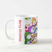 Weihnachts-Tasse Happy Snowmans Geschenk Kaffeetasse (Links)