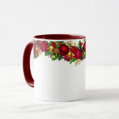 Weihnachts-Tasse-Holiday Garland Tasse (Vorderseite Links)