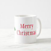 Weihnachts-Tasse-Holly Kaffeetasse (VorderseiteRechts)