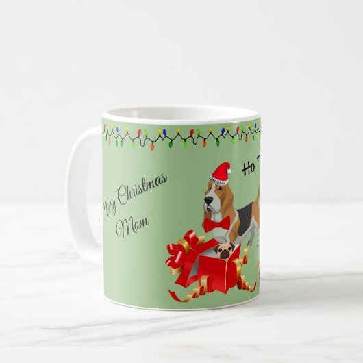 Weihnachts-Tasse im Basislager Kaffeetasse (Vorderseite Links)