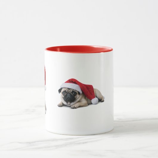 Weihnachts-Tasse im Mops Tasse (Zentrum)