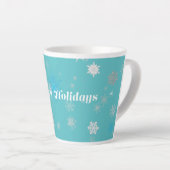 Weihnachts-Tasse in Blau und Weiß Milchtasse (Rechte Ecke)