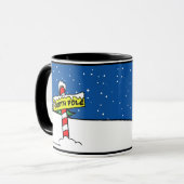 Weihnachts-Tasse in der Mailbox Tasse (Vorderseite Links)