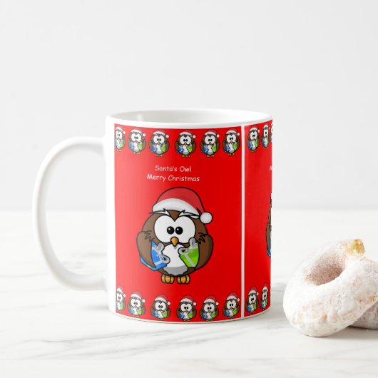 Weihnachts-Tasse Kaffeetasse (Mit Donut)