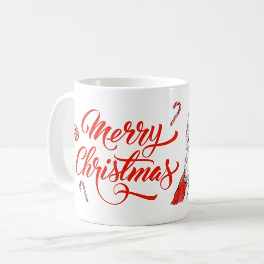 Weihnachts-Tasse Kaffeetasse (Vorderseite Links)