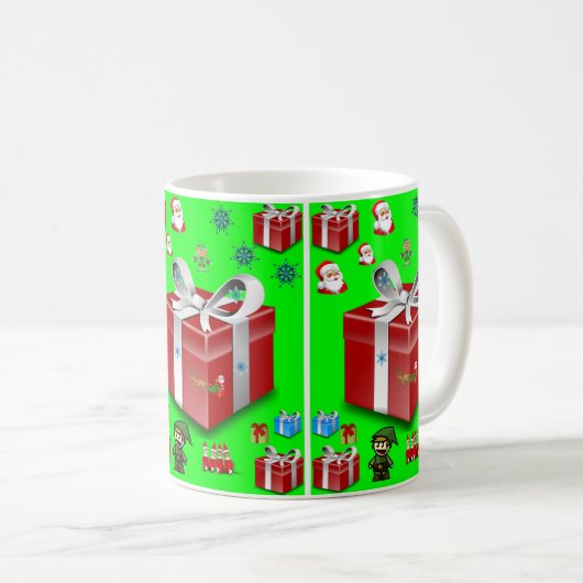 Weihnachts-Tasse Kaffeetasse (VorderseiteRechts)
