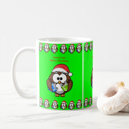 Weihnachts-Tasse Kaffeetasse (Mit Donut)