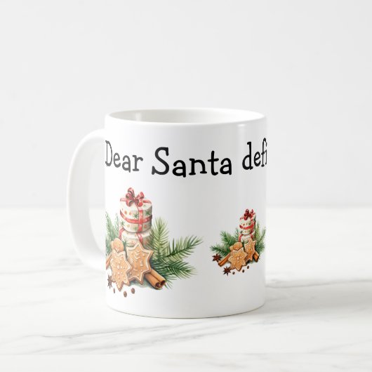 Weihnachts-Tasse Kaffeetasse (Vorderseite Links)