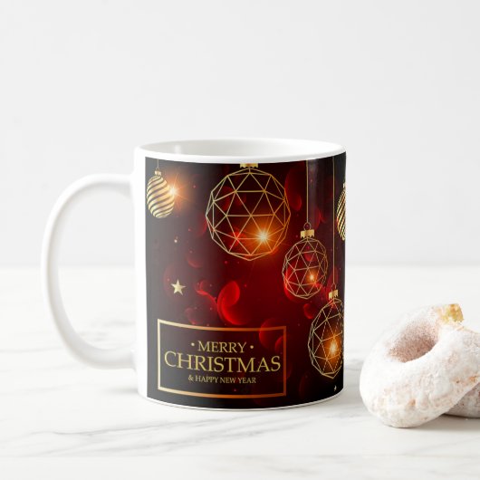 Weihnachts-Tasse Kaffeetasse (Mit Donut)