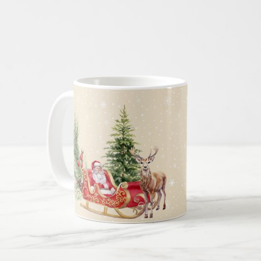 Weihnachts-Tasse Kaffeetasse (Vorderseite Links)