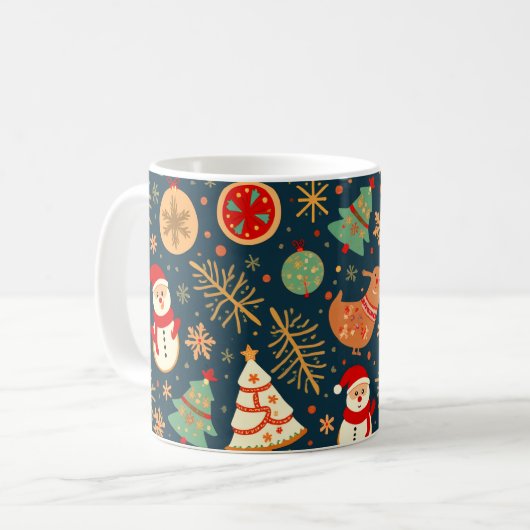 Weihnachts-Tasse Kaffeetasse (Vorderseite Links)