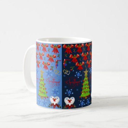 Weihnachts-Tasse Kaffeetasse (Vorderseite Links)