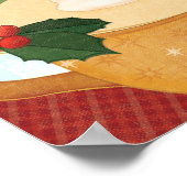 Weihnachts-Tasse mit Eggnog Poster (Ecke)