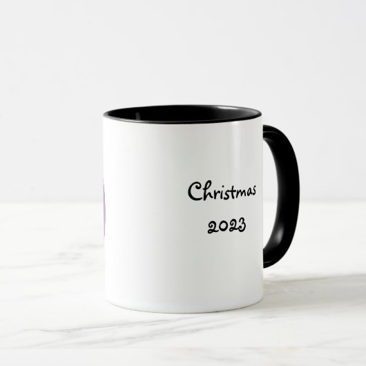 Weihnachts-Tasse mit einem fröhlichen Schneemann Tasse (VorderseiteRechts)