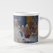Weihnachts-Tasse mit Lit Trees Jumbo-Tasse (Rechts)