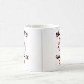 Weihnachts-Tasse mit Personalisiertem Namen des We Kaffeetasse (Mittel)