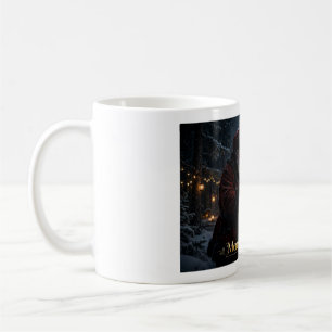 Weihnachts-Tasse mit Santa & Rentier Kaffeetasse