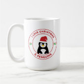 Weihnachts-Tasse Niedlich Pinguin-Geschenk Kaffeetasse (Links)