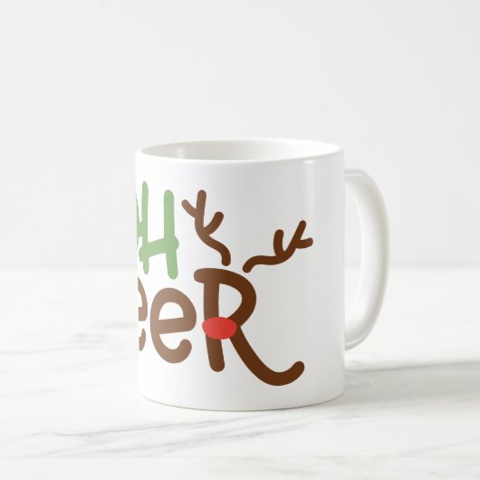 Weihnachts-Tasse: Oh Deer Kaffeetasse (VorderseiteRechts)