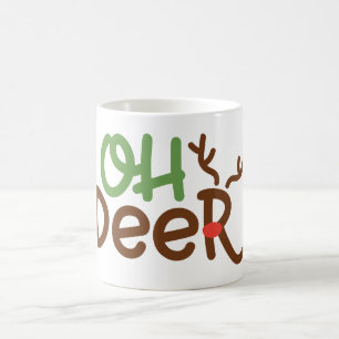 Weihnachts-Tasse: Oh Deer Kaffeetasse