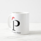 Weihnachts-Tasse "P" Kaffeetasse (Vorderseite Links)