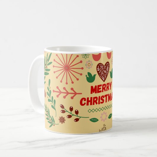 Weihnachts-Tasse - Perfekte Weihnachtsfeier Kaffeetasse (Vorderseite Links)