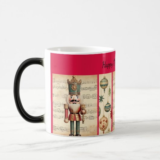 Weihnachts-Tasse - personalisiertes Geschenk - mag Verwandlungstasse (Links)