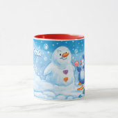 Weihnachts-Tasse, PingPing Pinguin & Snowman. Tasse (Zentrum)