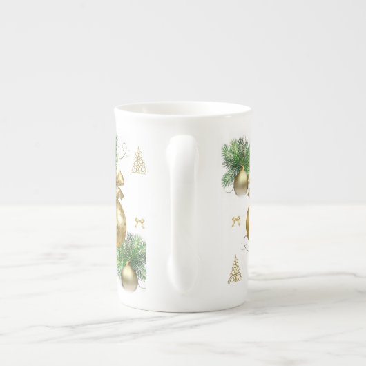 Weihnachts-Tasse Porzellantasse (Rückseite)