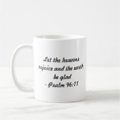 Weihnachts-Tasse - Psalm 96:11 - Wutszene Kaffeetasse (Links)