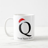 Weihnachts-Tasse "Q" Kaffeetasse (Links)