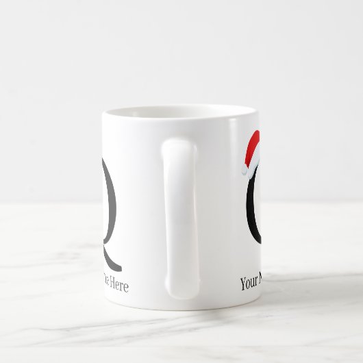 Weihnachts-Tasse "Q" Kaffeetasse (Henkel)