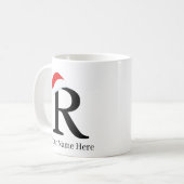 Weihnachts-Tasse "R" Kaffeetasse (Vorderseite Links)