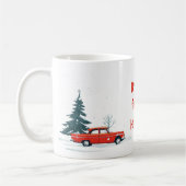 Weihnachts-Tasse | Rustikales Nordic Holiday Desig Kaffeetasse (Links)