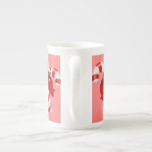 Weihnachts-Tasse, Santa, Candy Cane Porzellantasse (Rückseite)