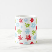 Weihnachts-Tasse-Schneeflocken Kaffeetasse (Mittel)