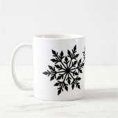 Weihnachts-Tasse-Schneeflocken Kaffeetasse (Links)