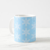 Weihnachts-Tasse-Schneeflocken Kaffeetasse (Vorderseite Links)