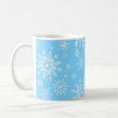 Weihnachts-Tasse-Schneeflocken Kaffeetasse (Links)