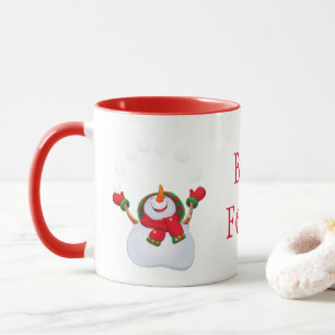Weihnachts-Tasse-Snowman-Boas Festas Tasse